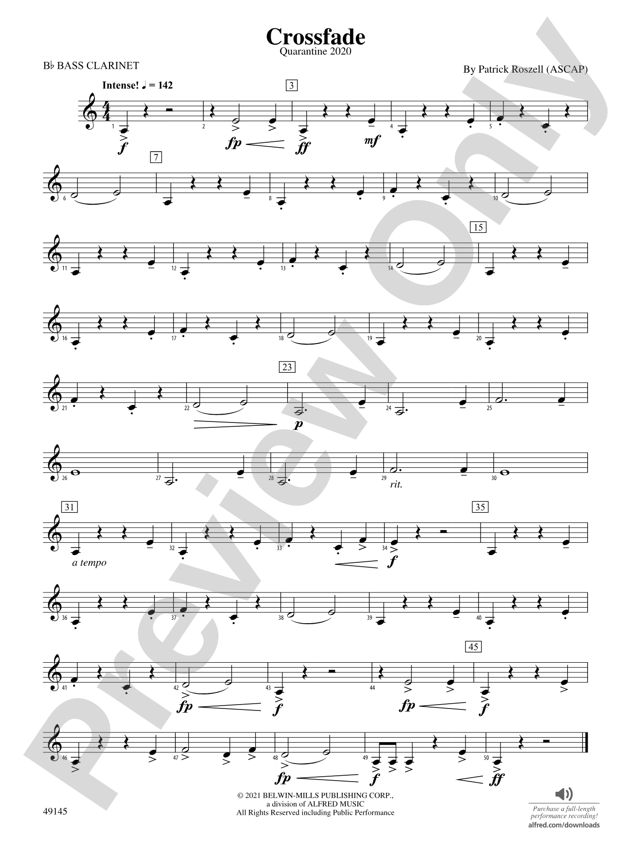 Crossfade: B-flat Bass Clarinet