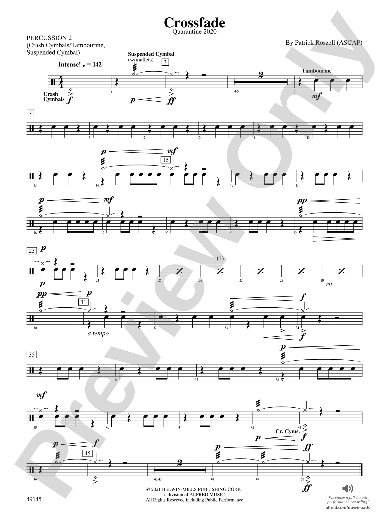 Crossfade: 2nd Percussion