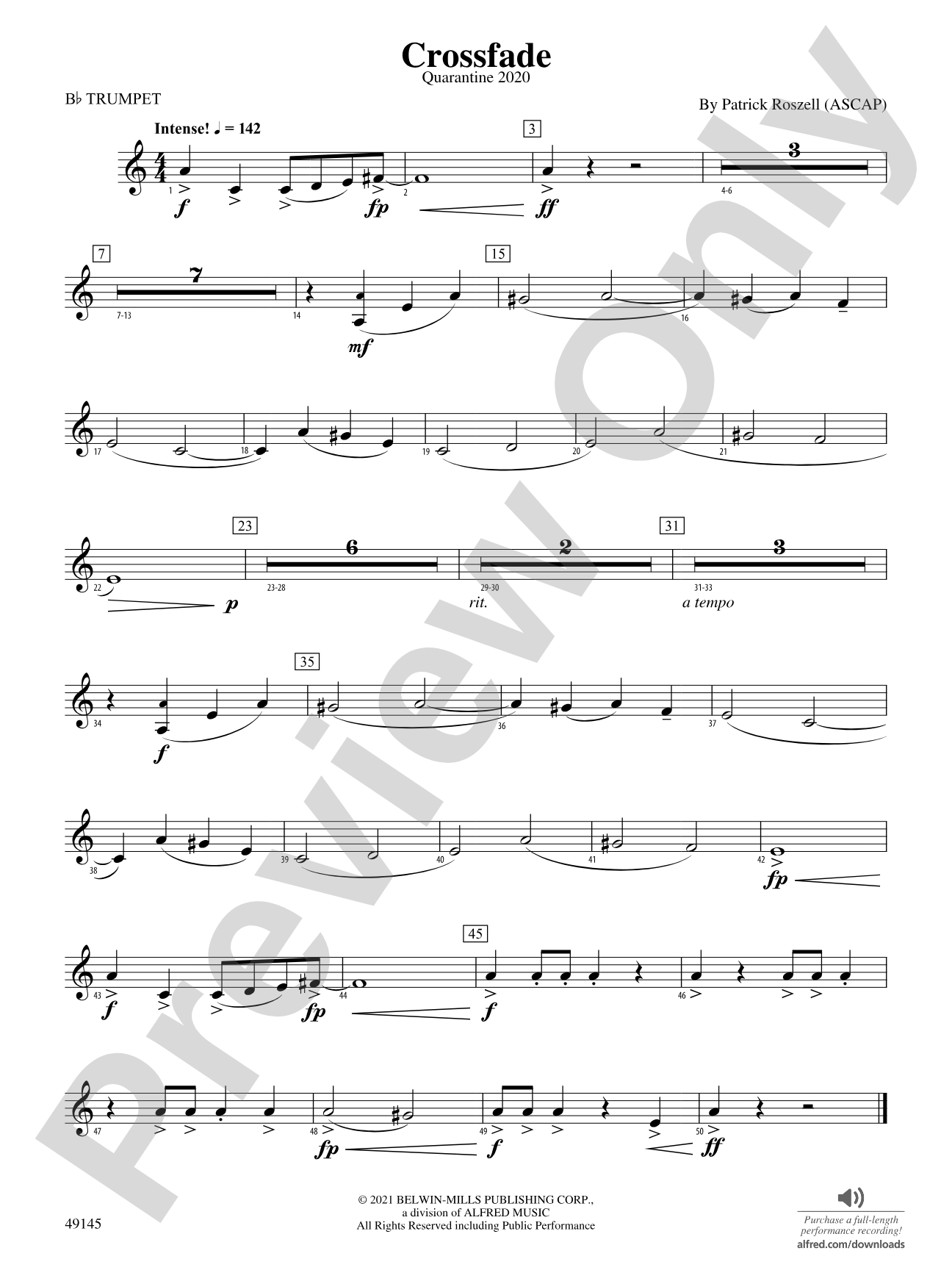 Crossfade: 1st B-flat Trumpet