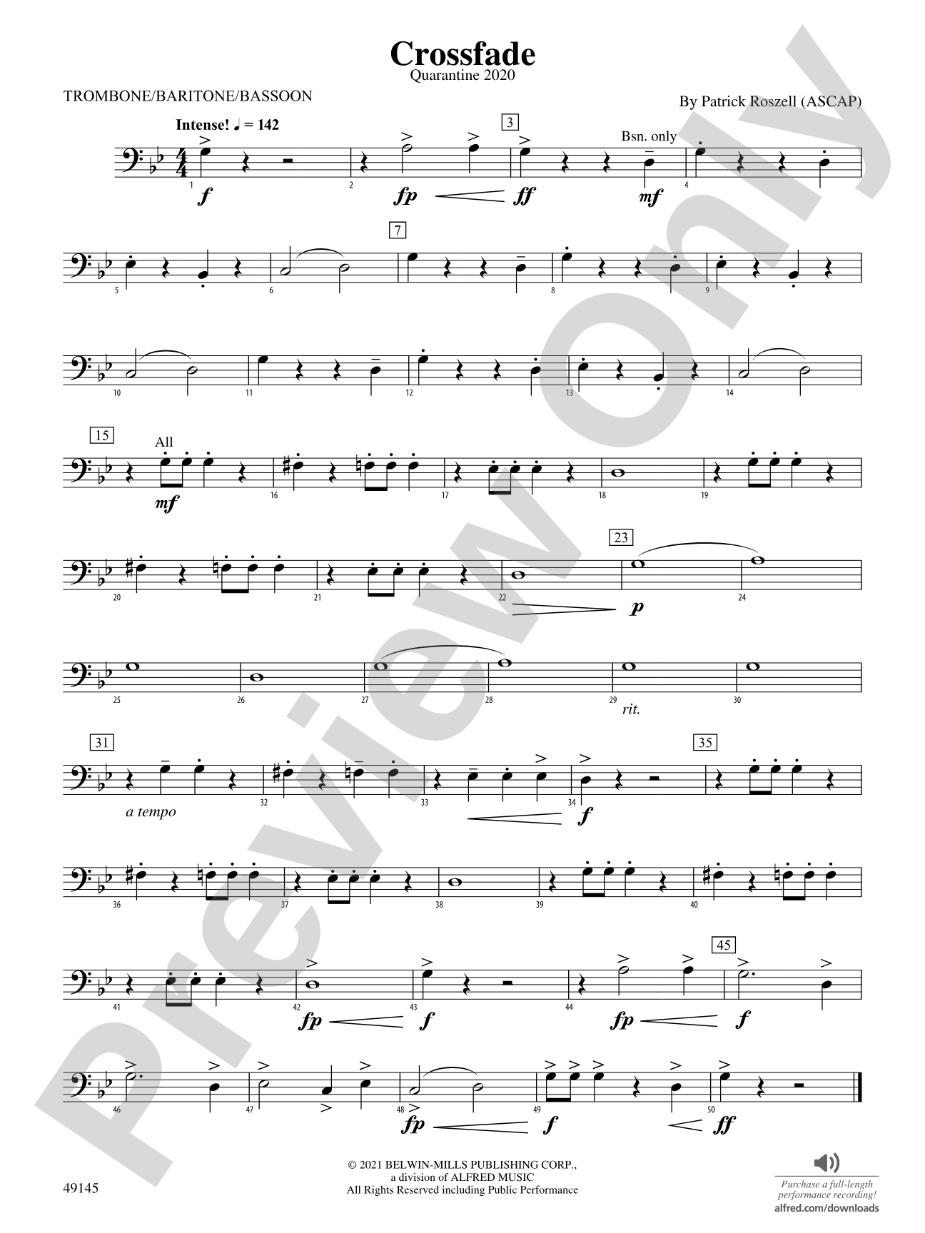 Crossfade: 1st Trombone