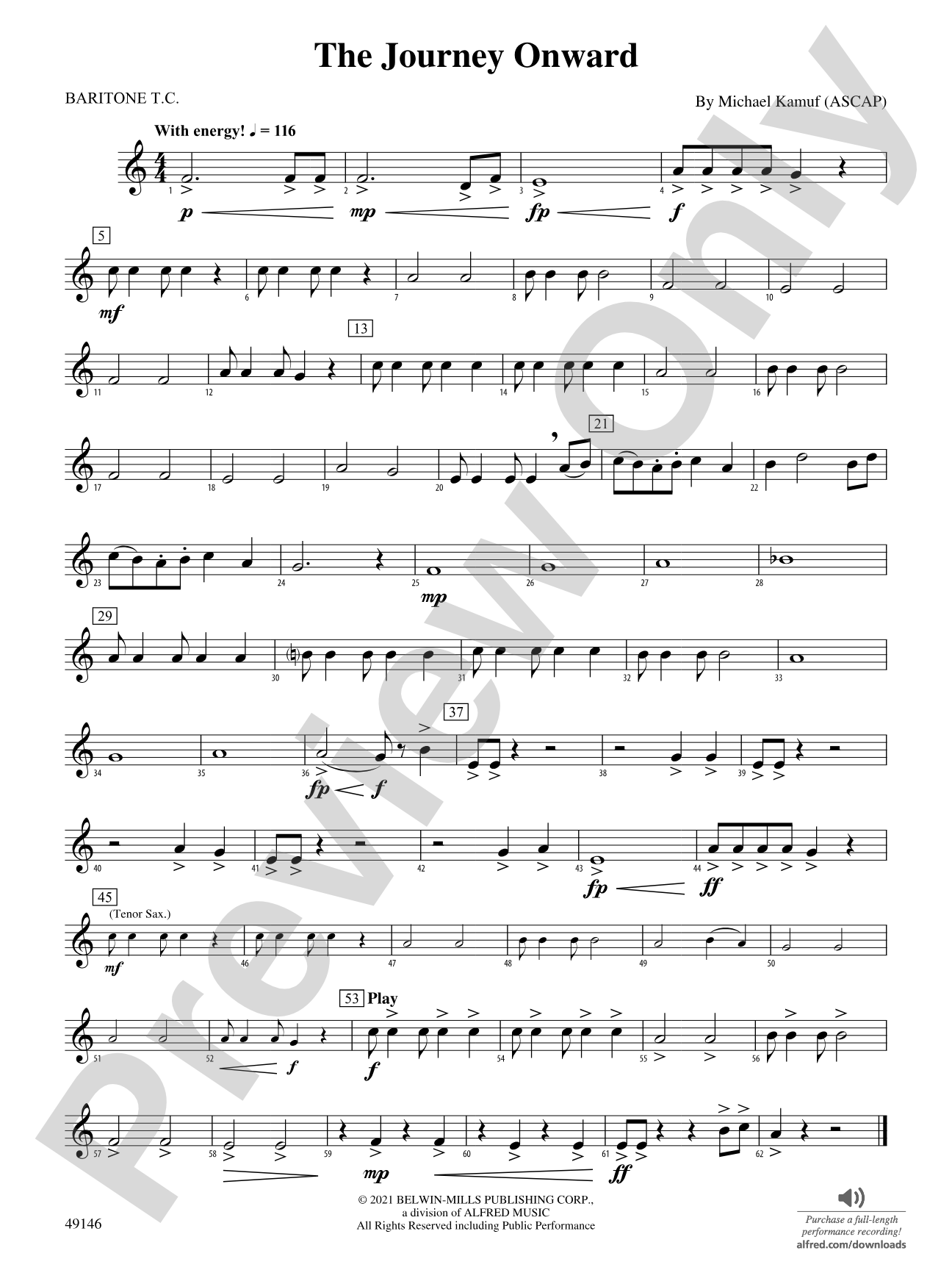 The Journey Onward: Baritone T.C.