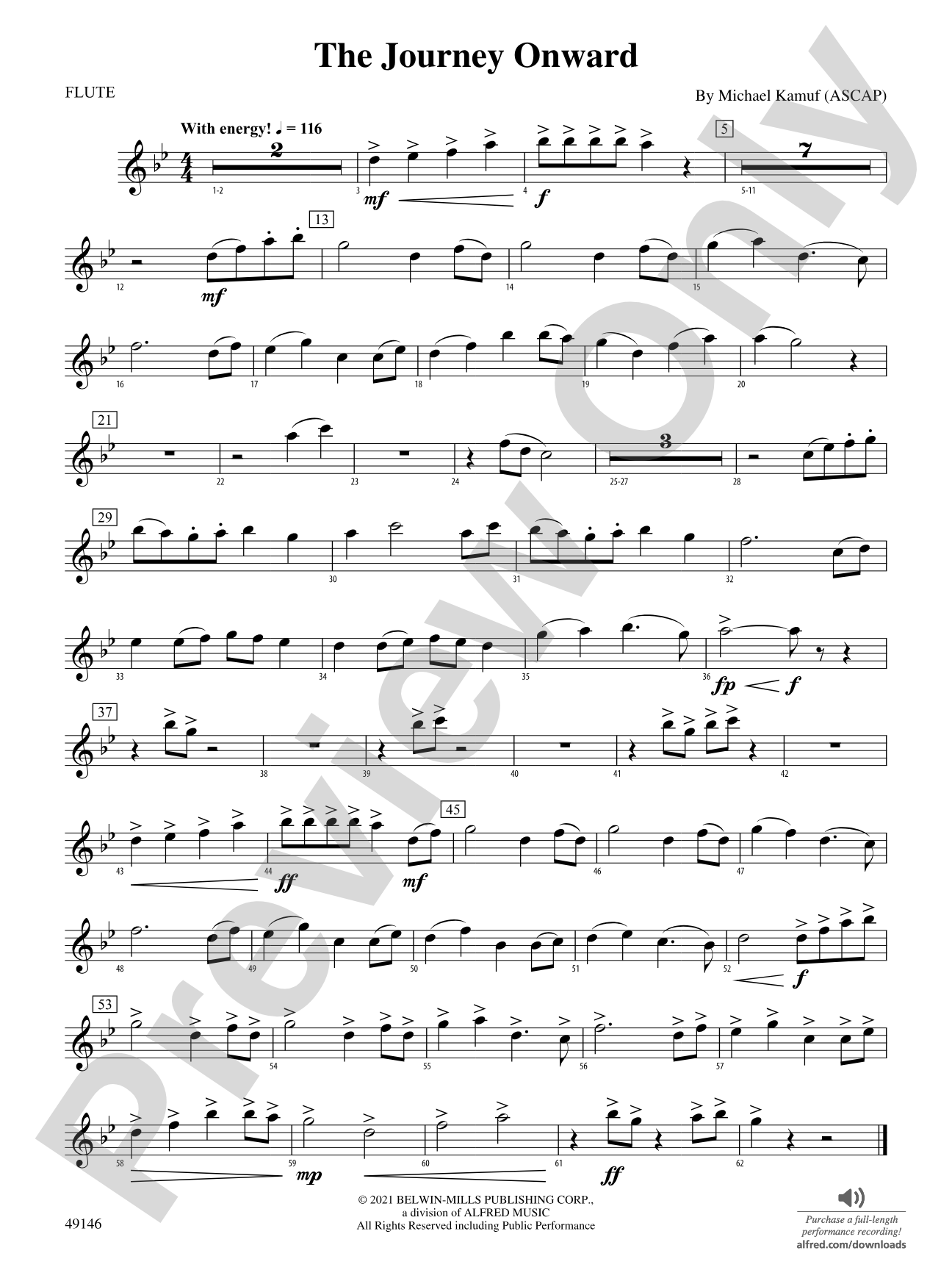 The Journey Onward: Flute