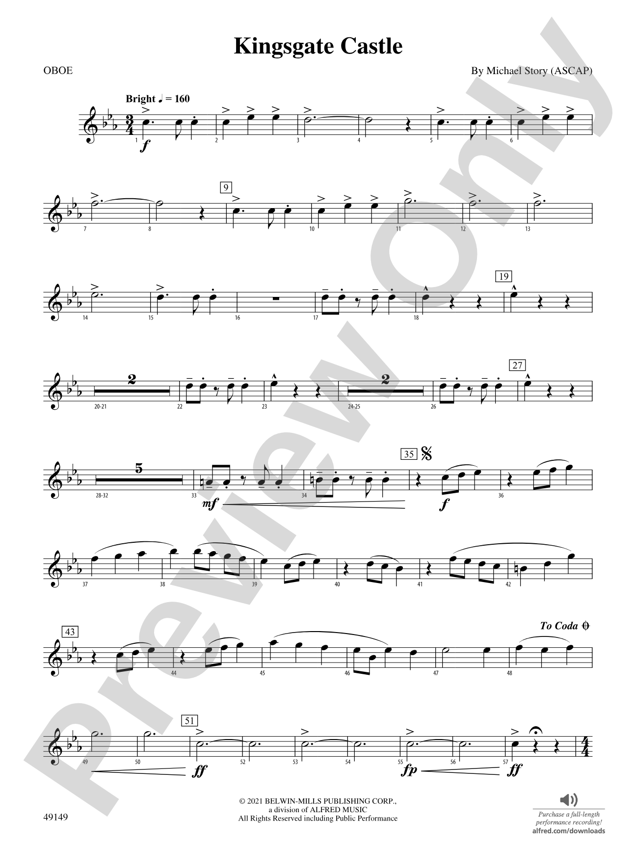 Kingsgate Castle: Oboe