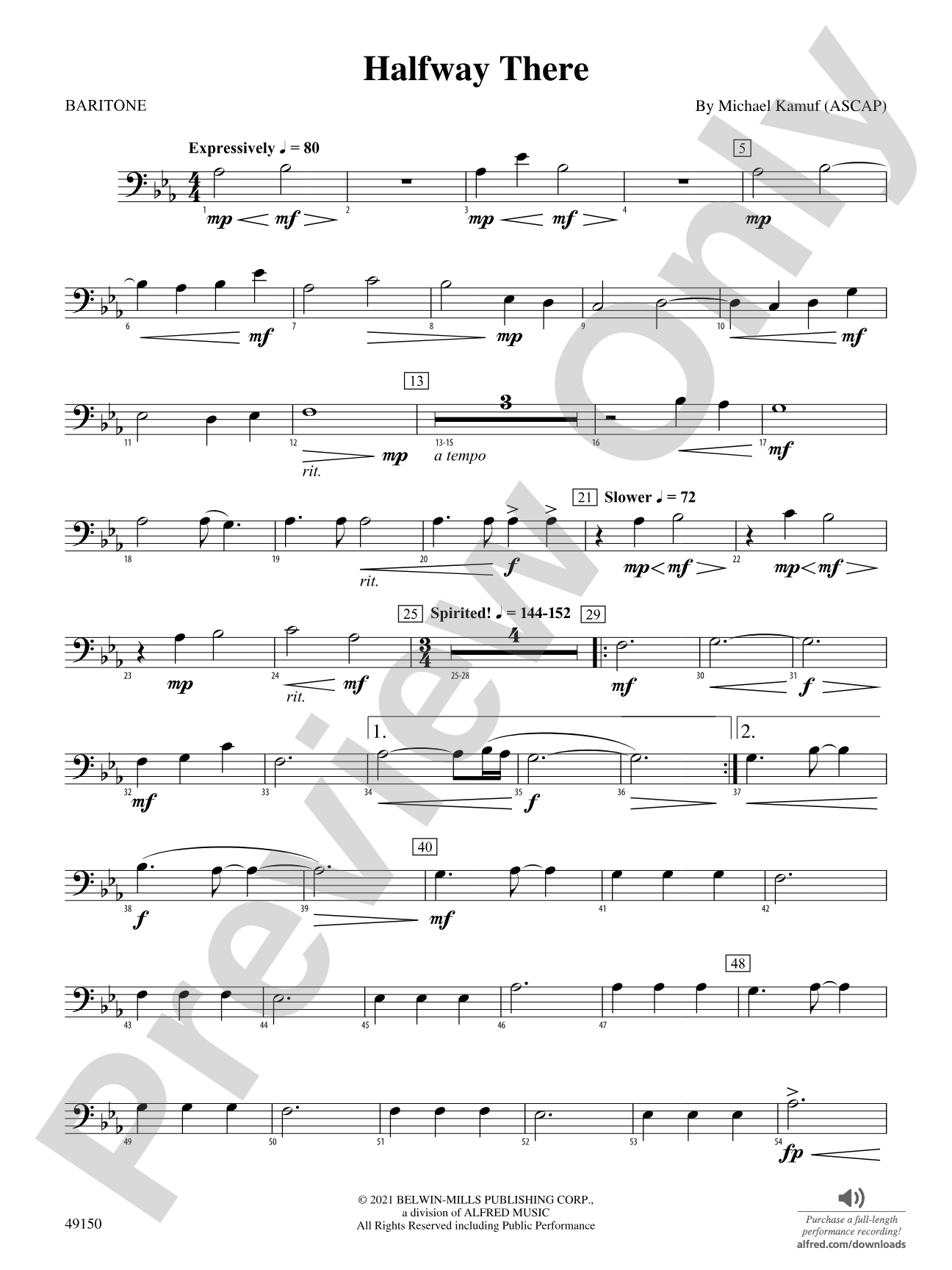 Halfway There: Baritone B.C.