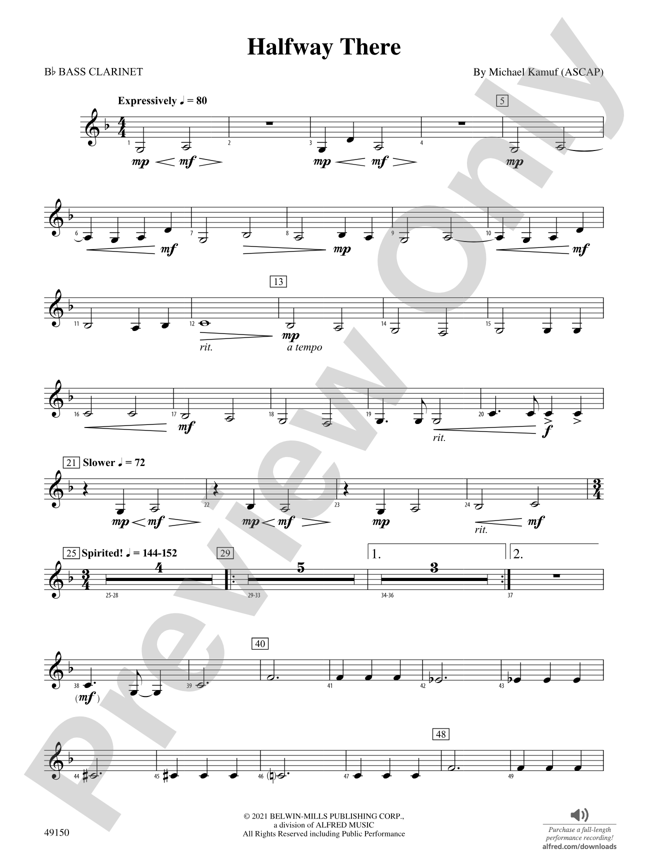 Halfway There: B-flat Bass Clarinet