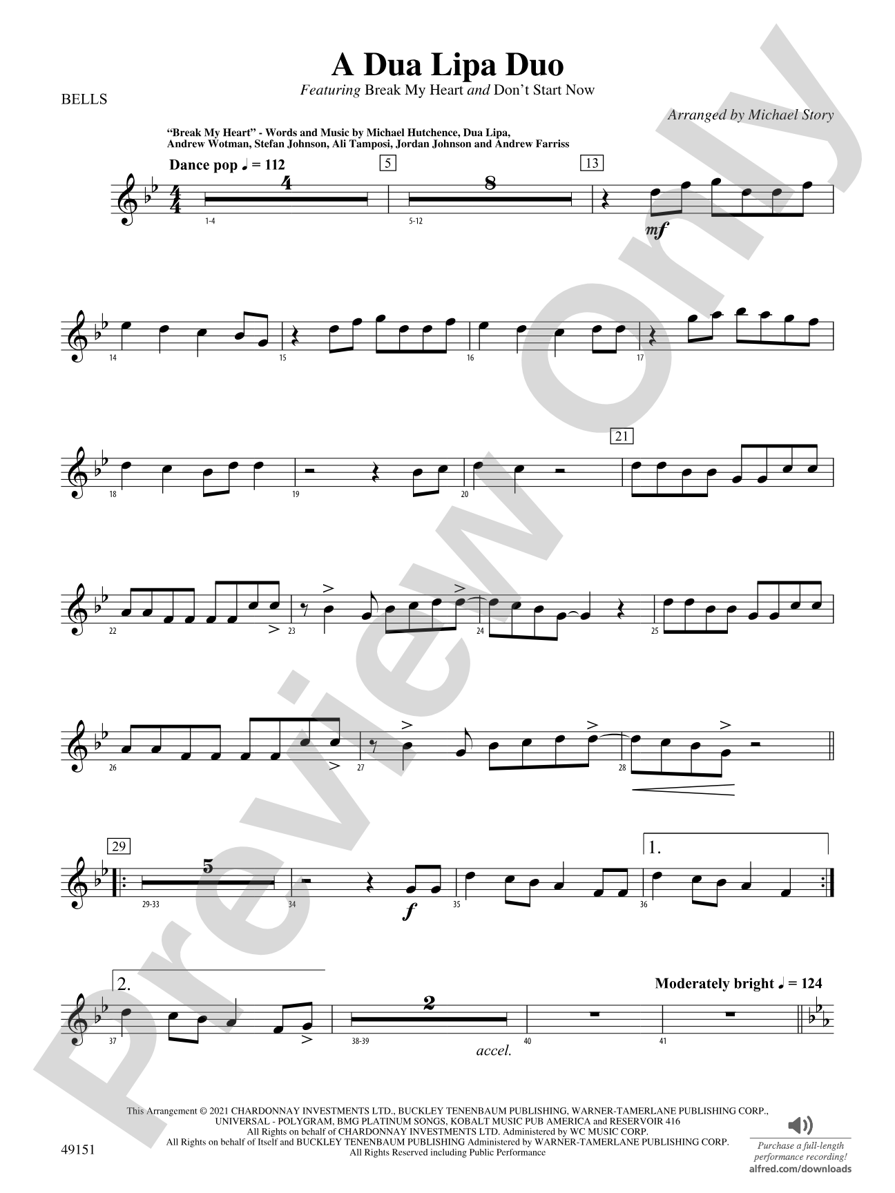 A Dua Lipa Duo: Mallets