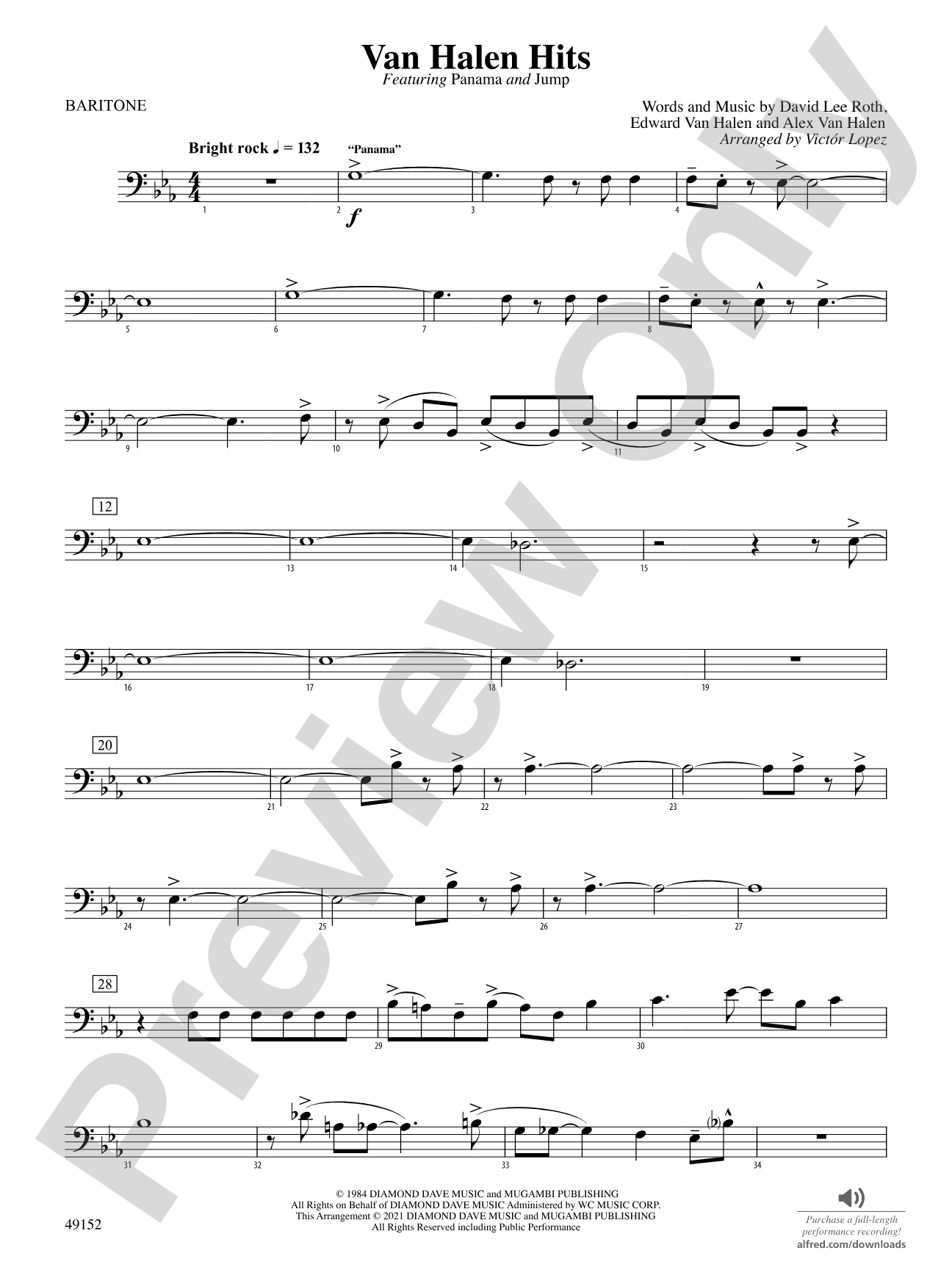 Van Halen Hits: Baritone B.C.