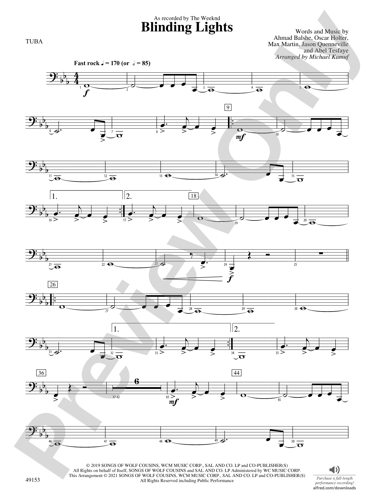 Blinding Lights: Tuba