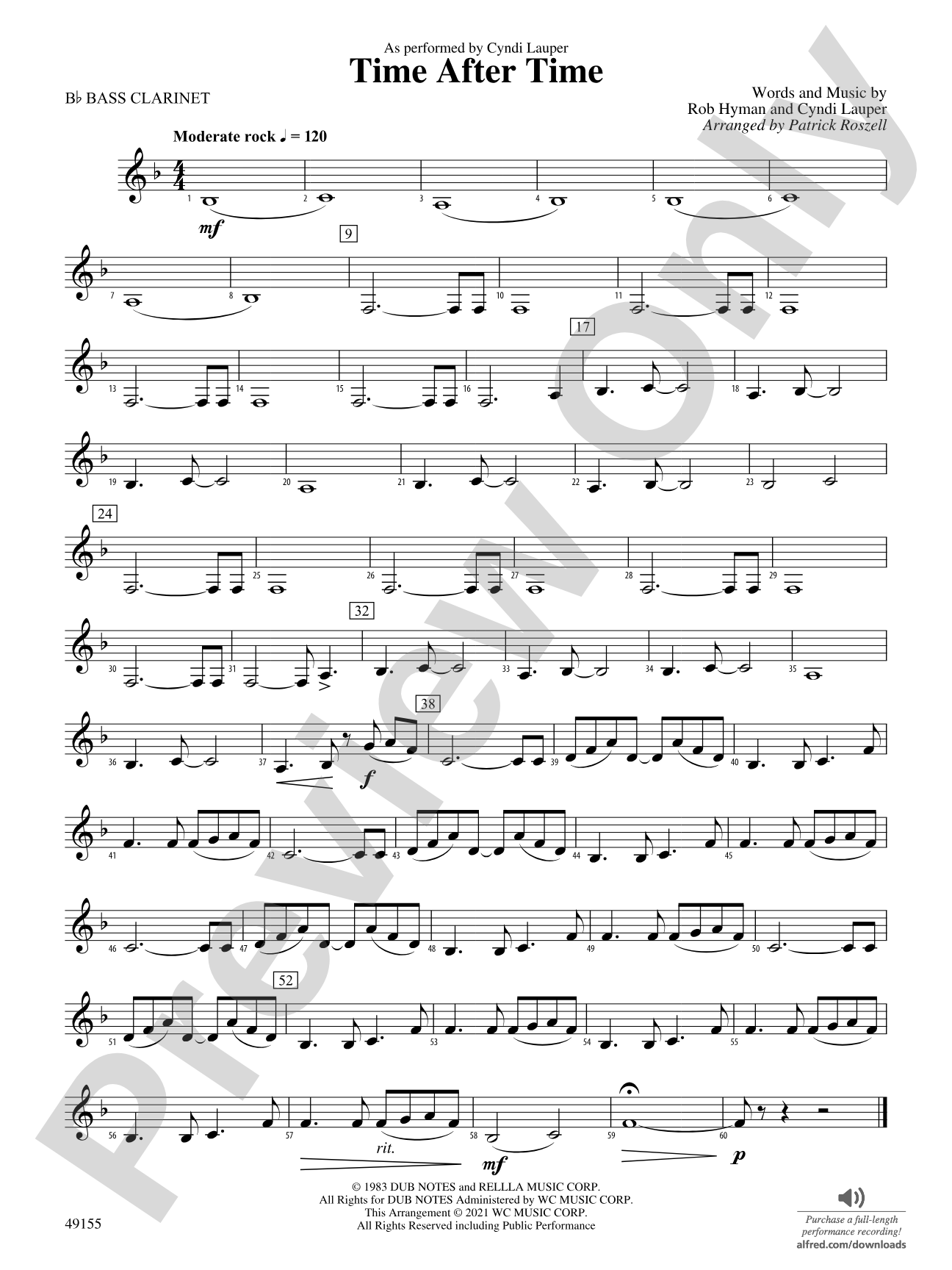 Time After Time: B-flat Bass Clarinet