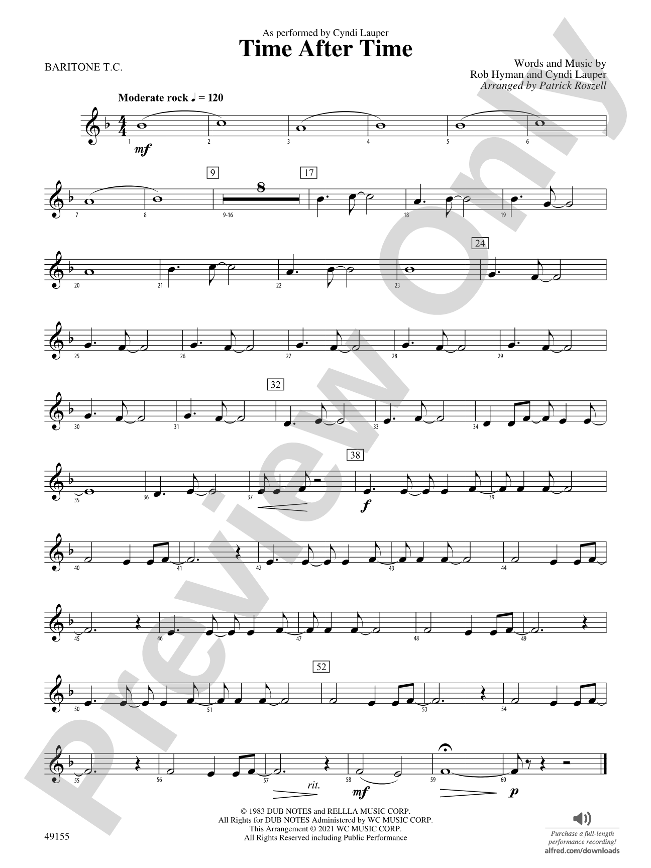 Time After Time: Baritone T.C.