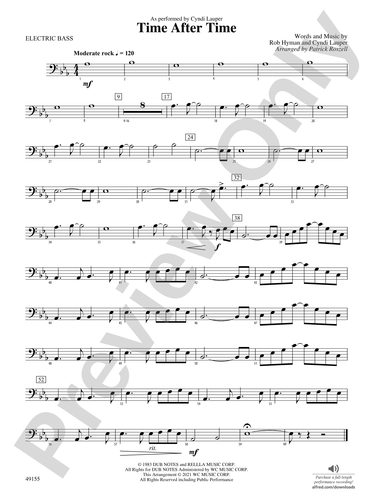 Time After Time: Electric Bass