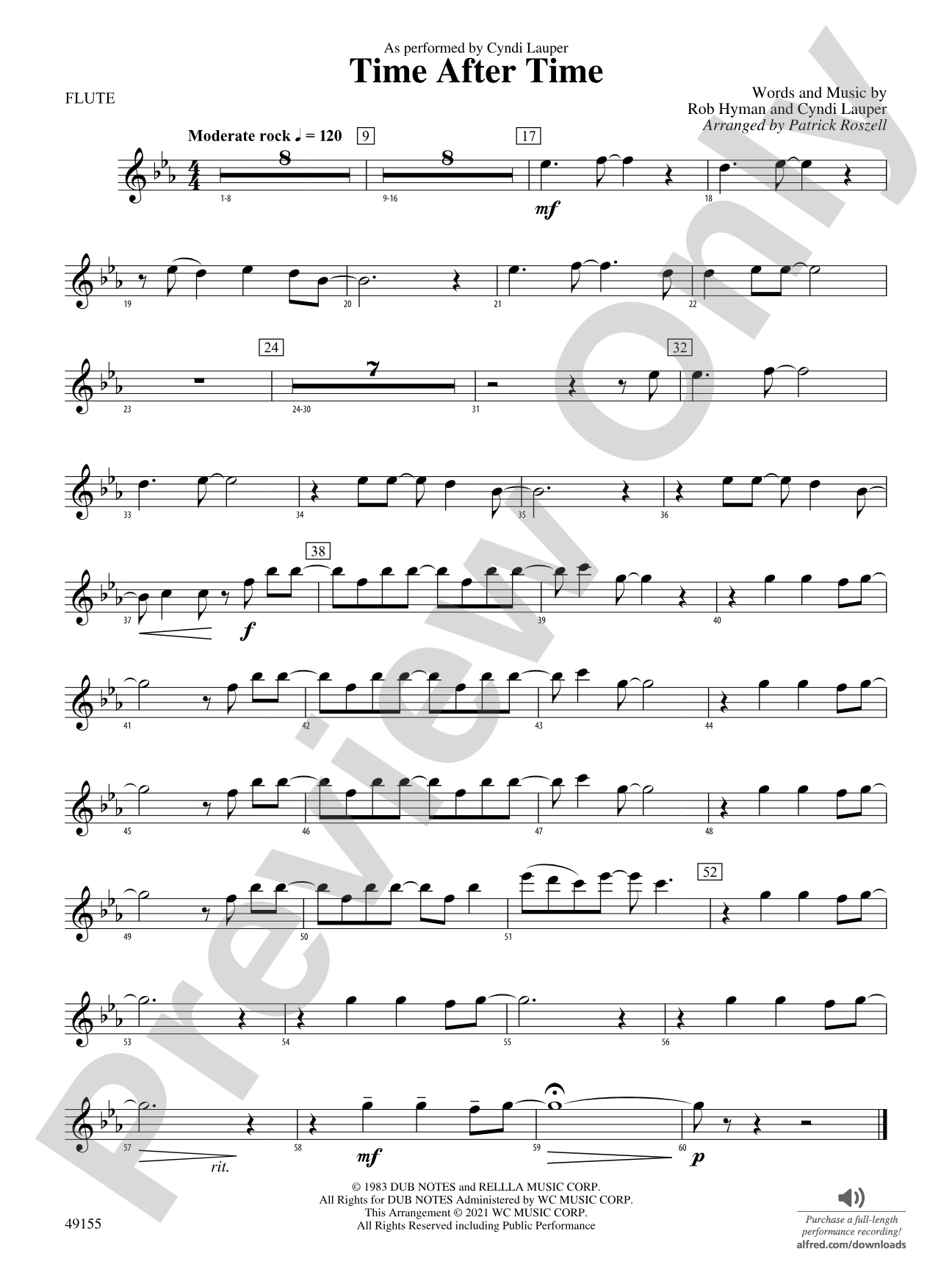 Time After Time: Flute