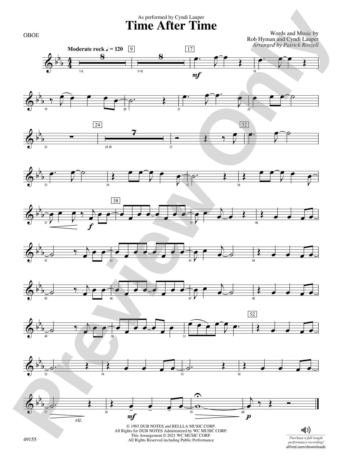 Time After Time: Oboe