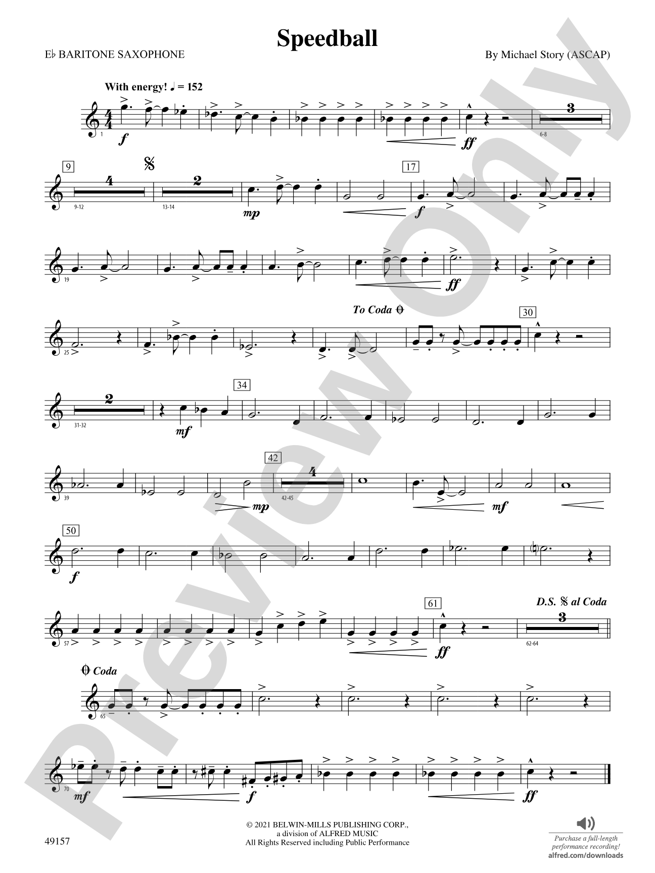 Speedball: E-flat Baritone Saxophone
