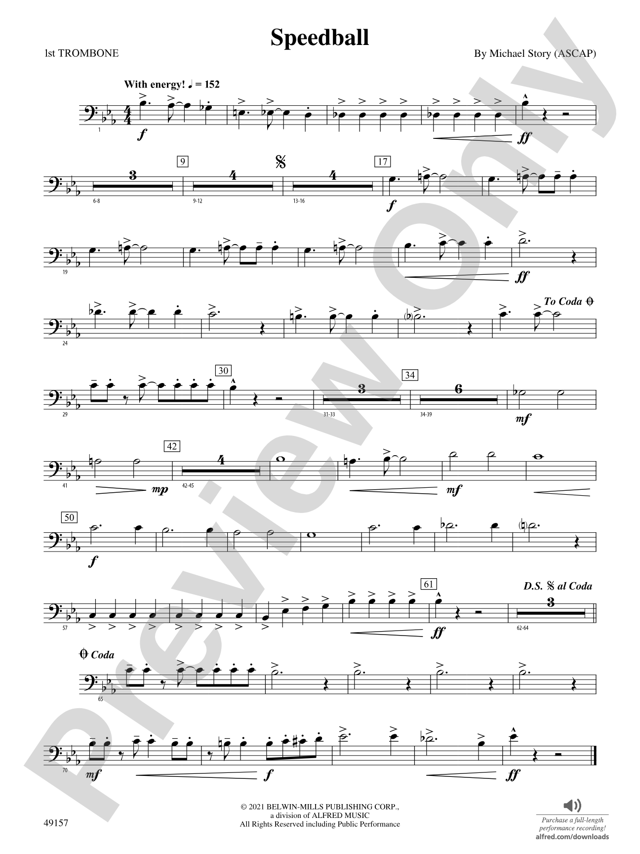 Speedball: 1st Trombone