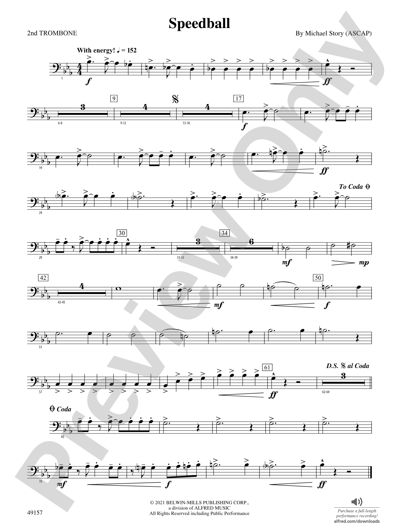 Speedball: 2nd Trombone