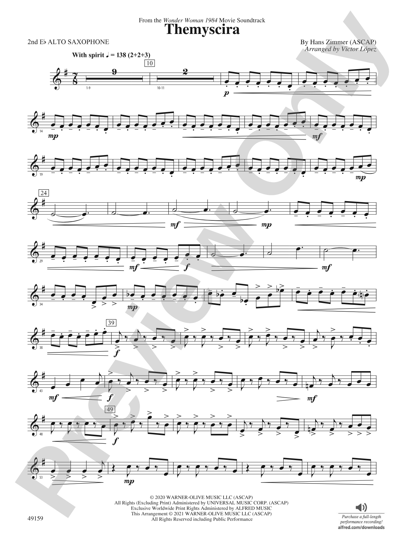 Themyscira: 2nd E-flat Alto Saxophone