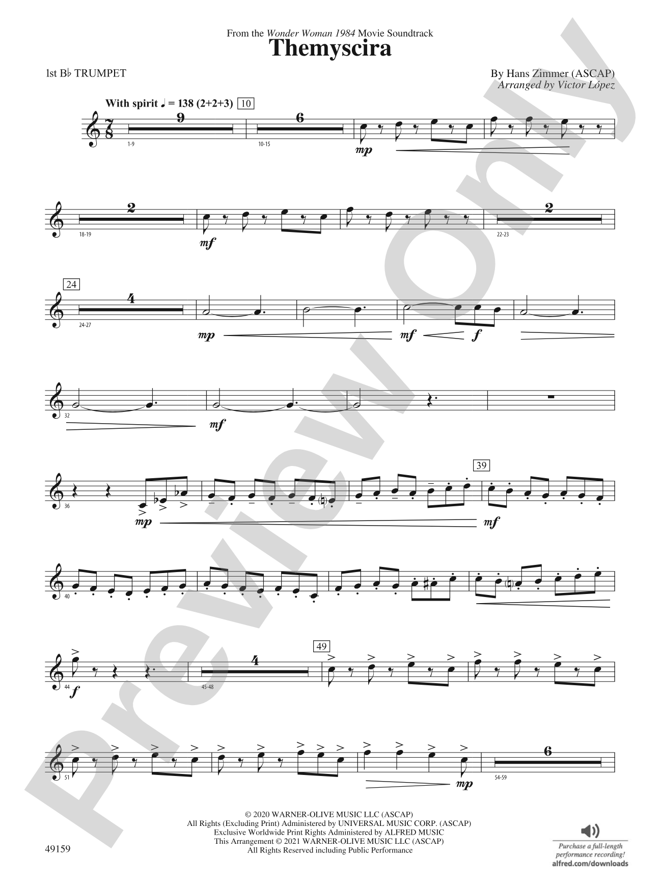 Themyscira: 1st B-flat Trumpet
