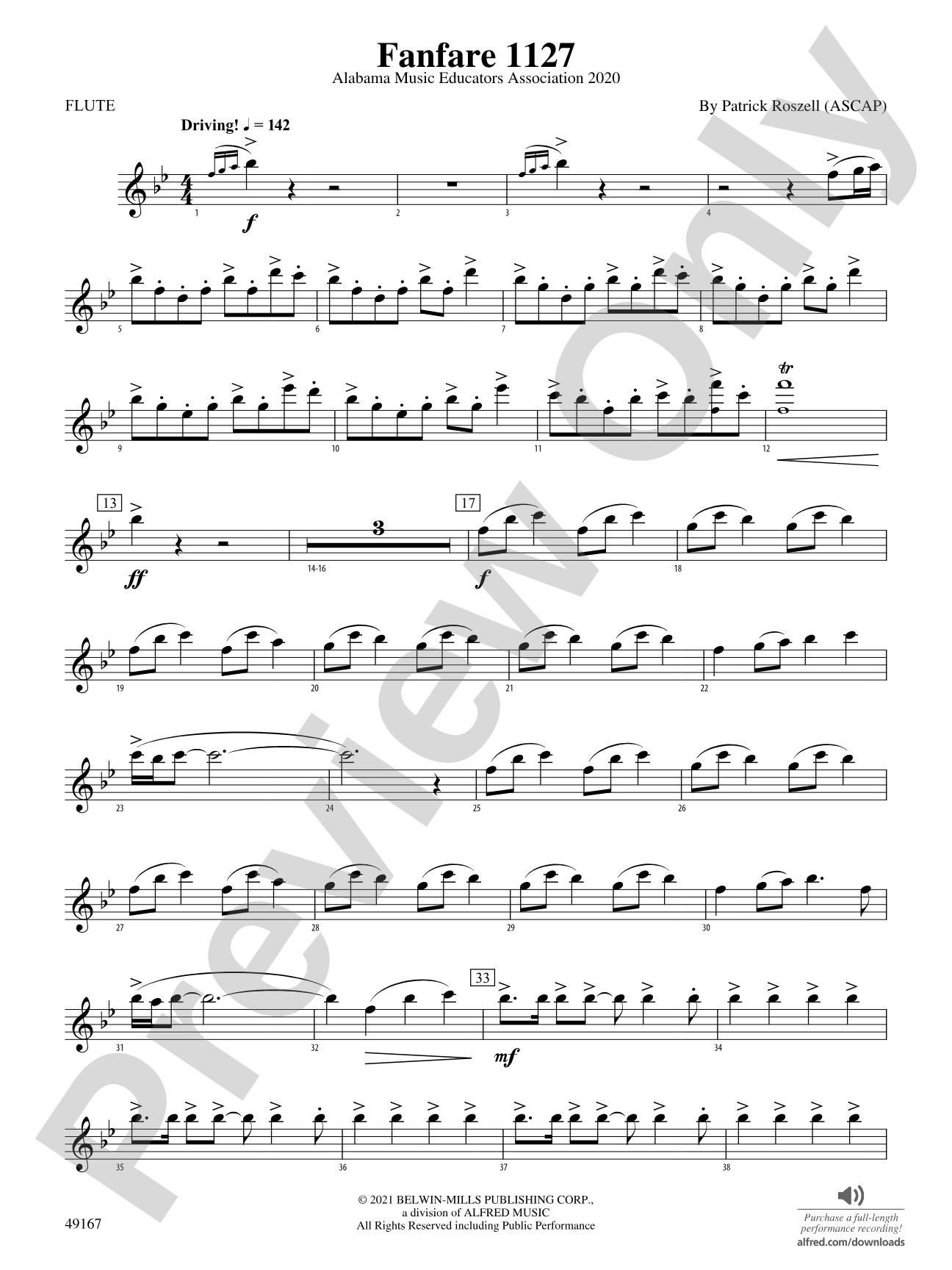 Fanfare 1127: Flute