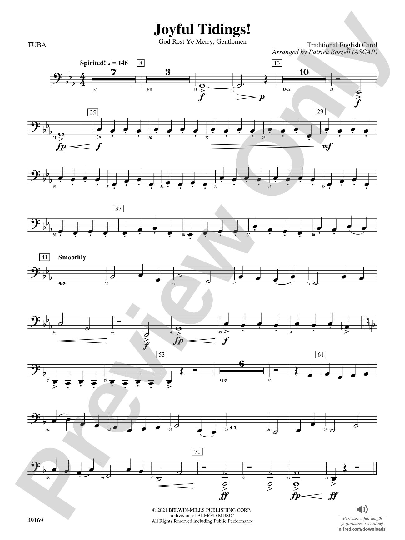 Joyful Tidings!: Tuba