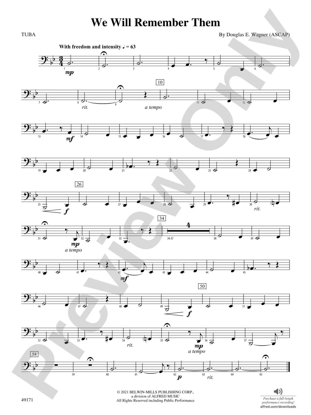 We Will Remember Them: Tuba