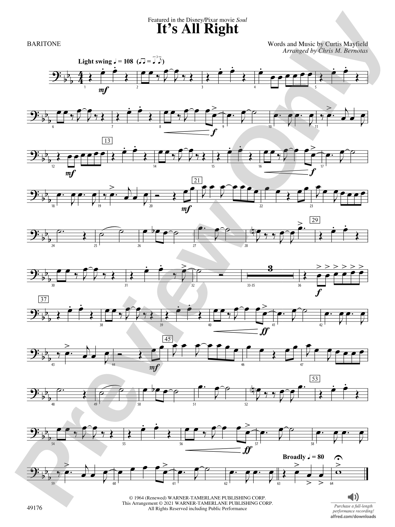 It's All Right: Baritone B.C.