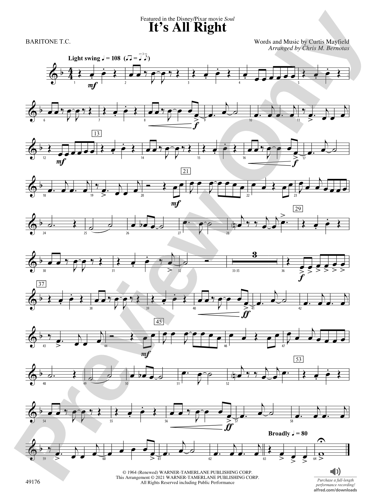 It's All Right: Baritone T.C.