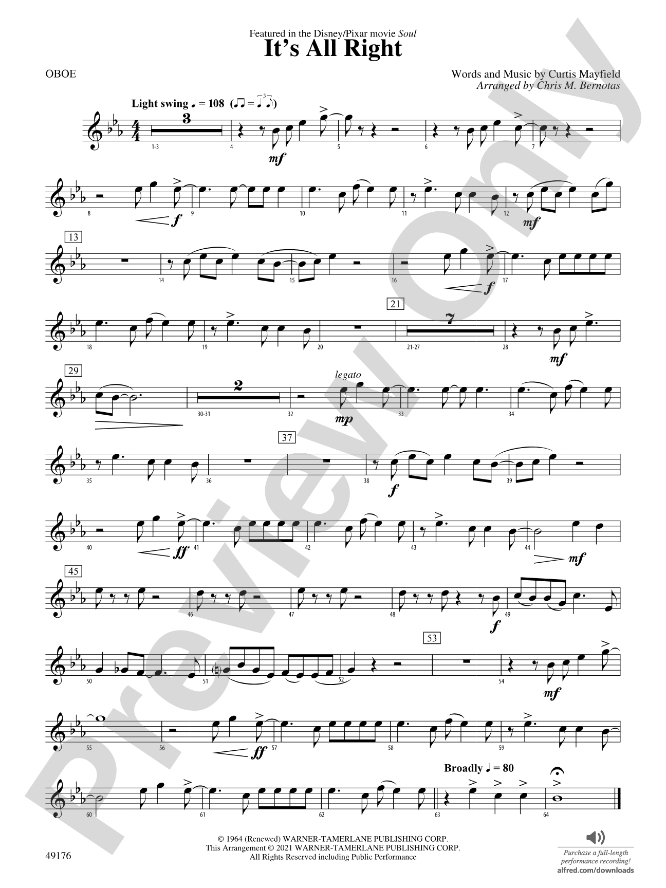 It's All Right: Oboe