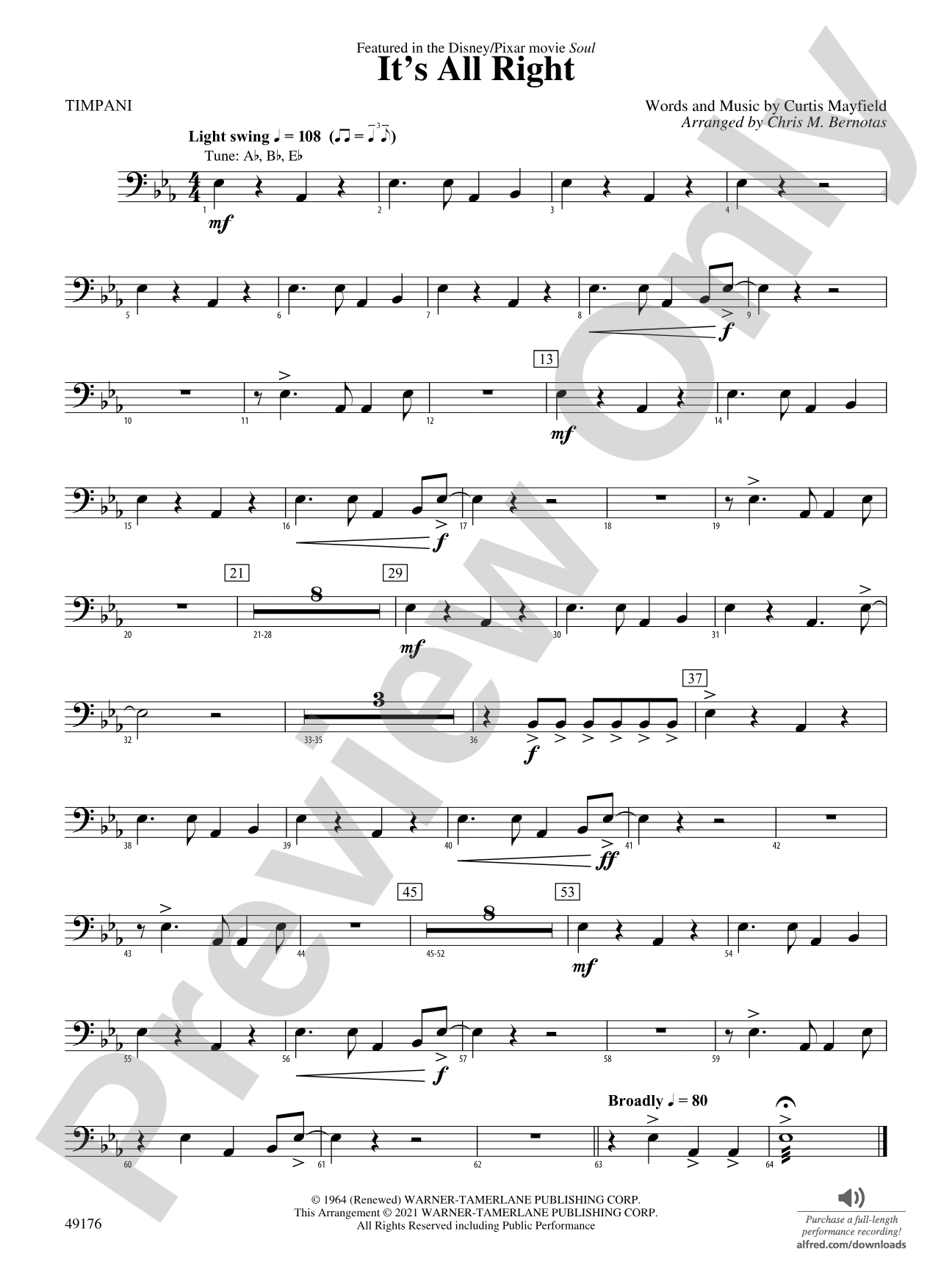 It's All Right: Timpani
