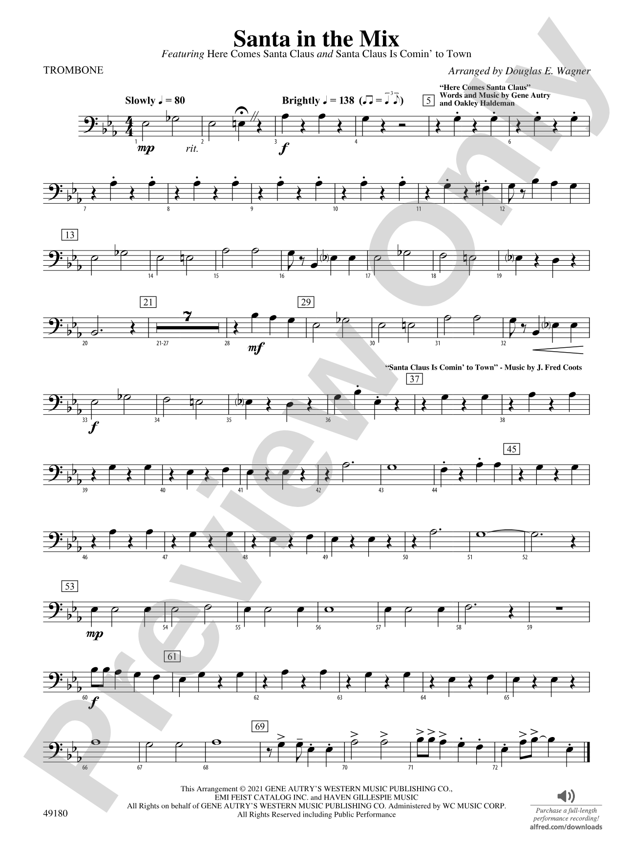 Santa in the Mix: 1st Trombone