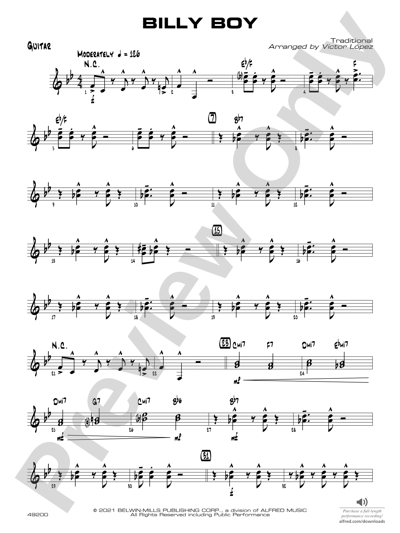 Billy Boy: Guitar