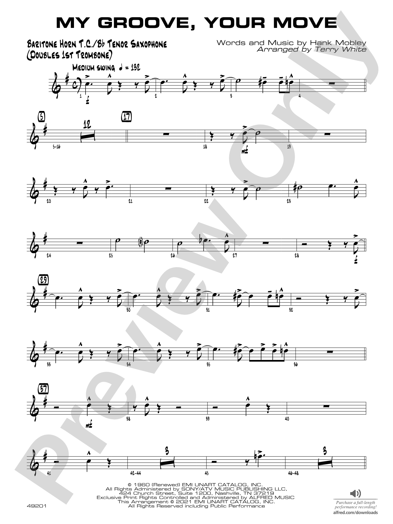 My Groove, Your Move: Baritone T.C.