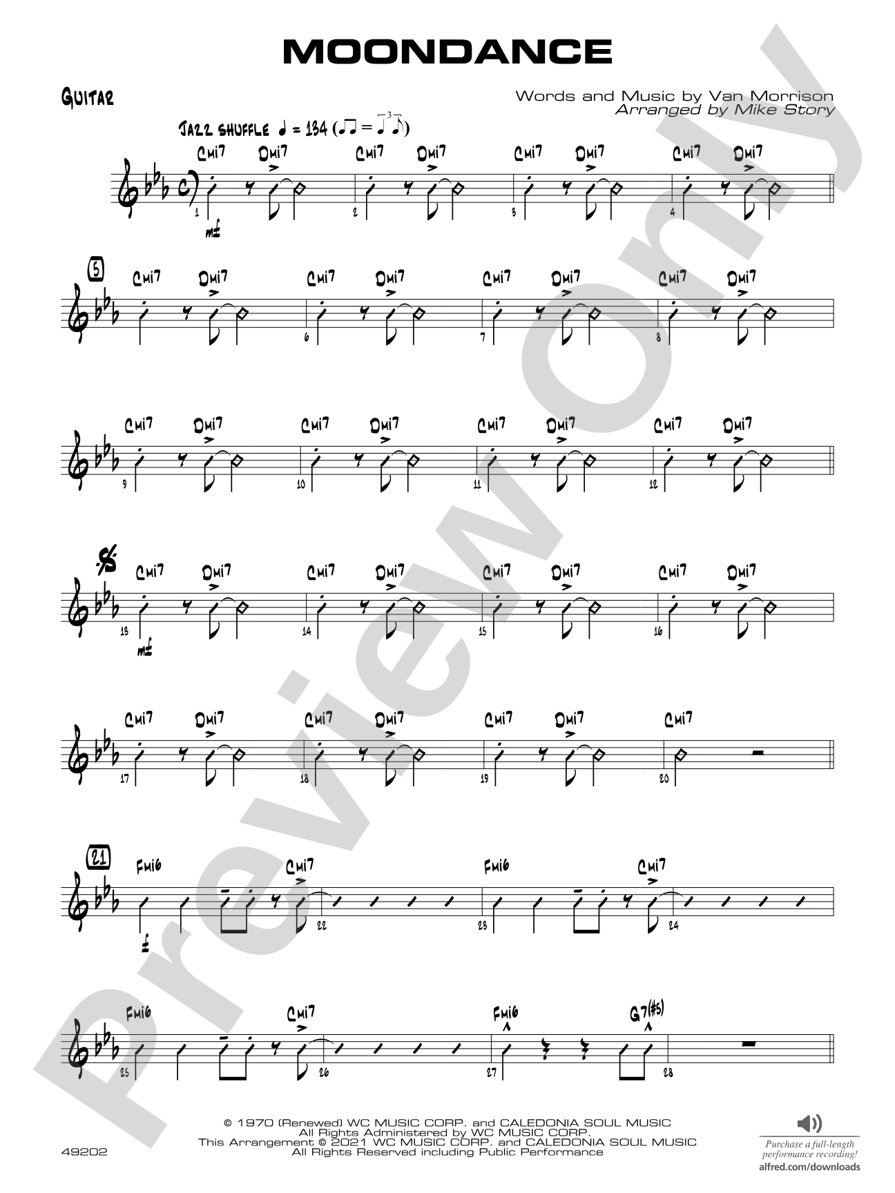 Moondance: Guitar