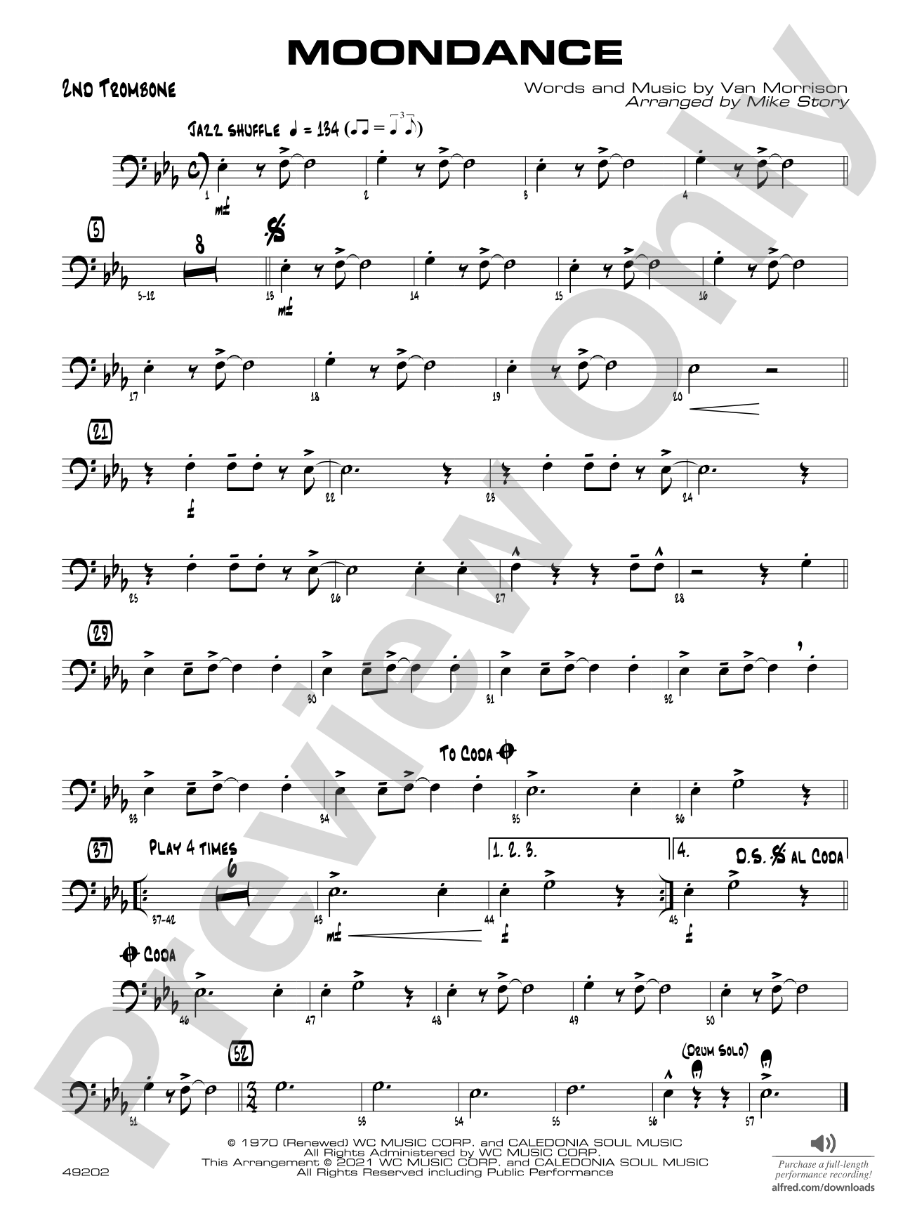Moondance: 2nd Trombone