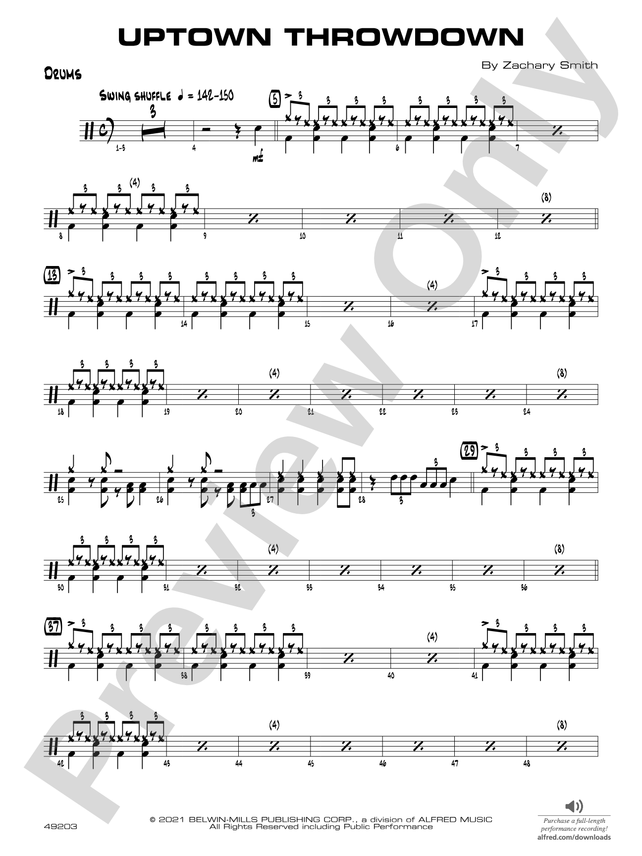 Uptown Throwdown: Drums