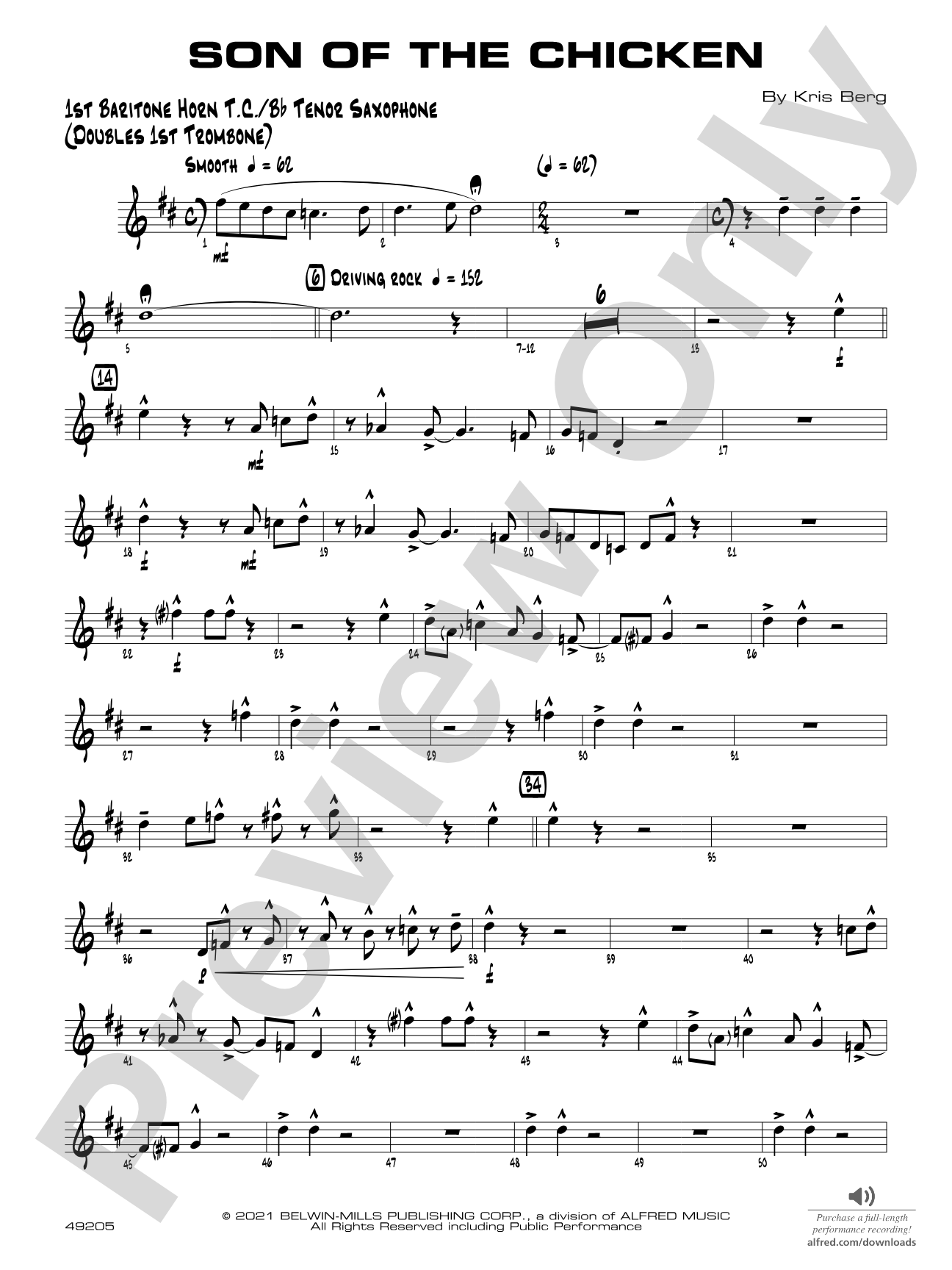 Son of the Chicken: Baritone T.C.