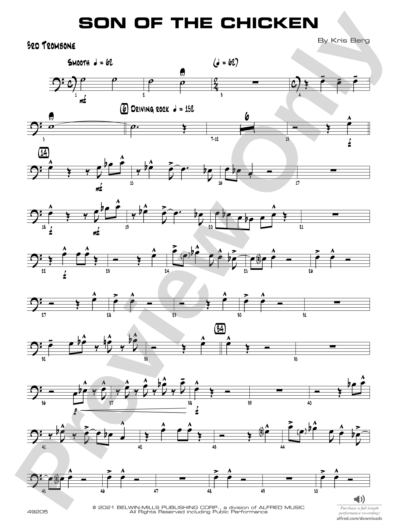 Son of the Chicken: 3rd Trombone