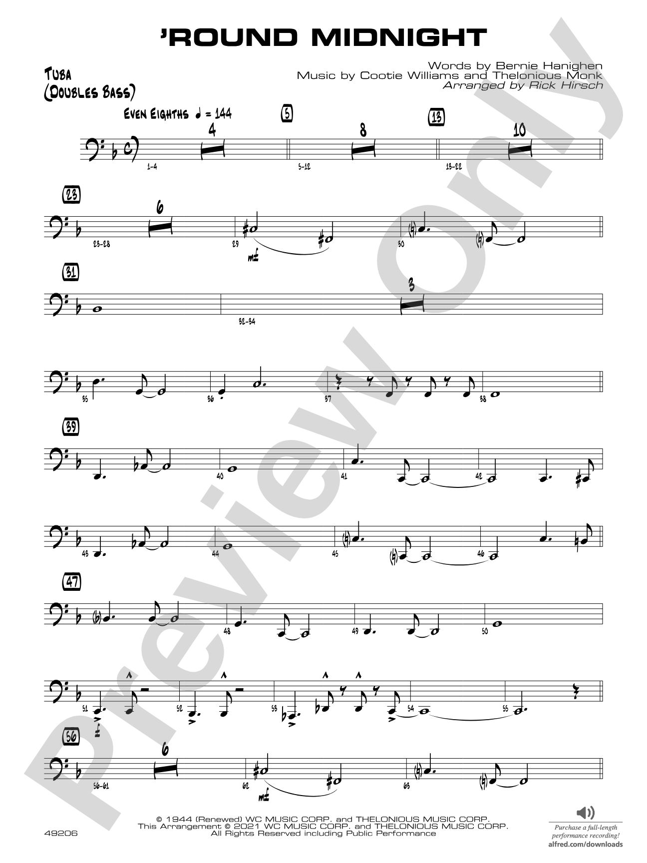 'Round Midnight: Tuba