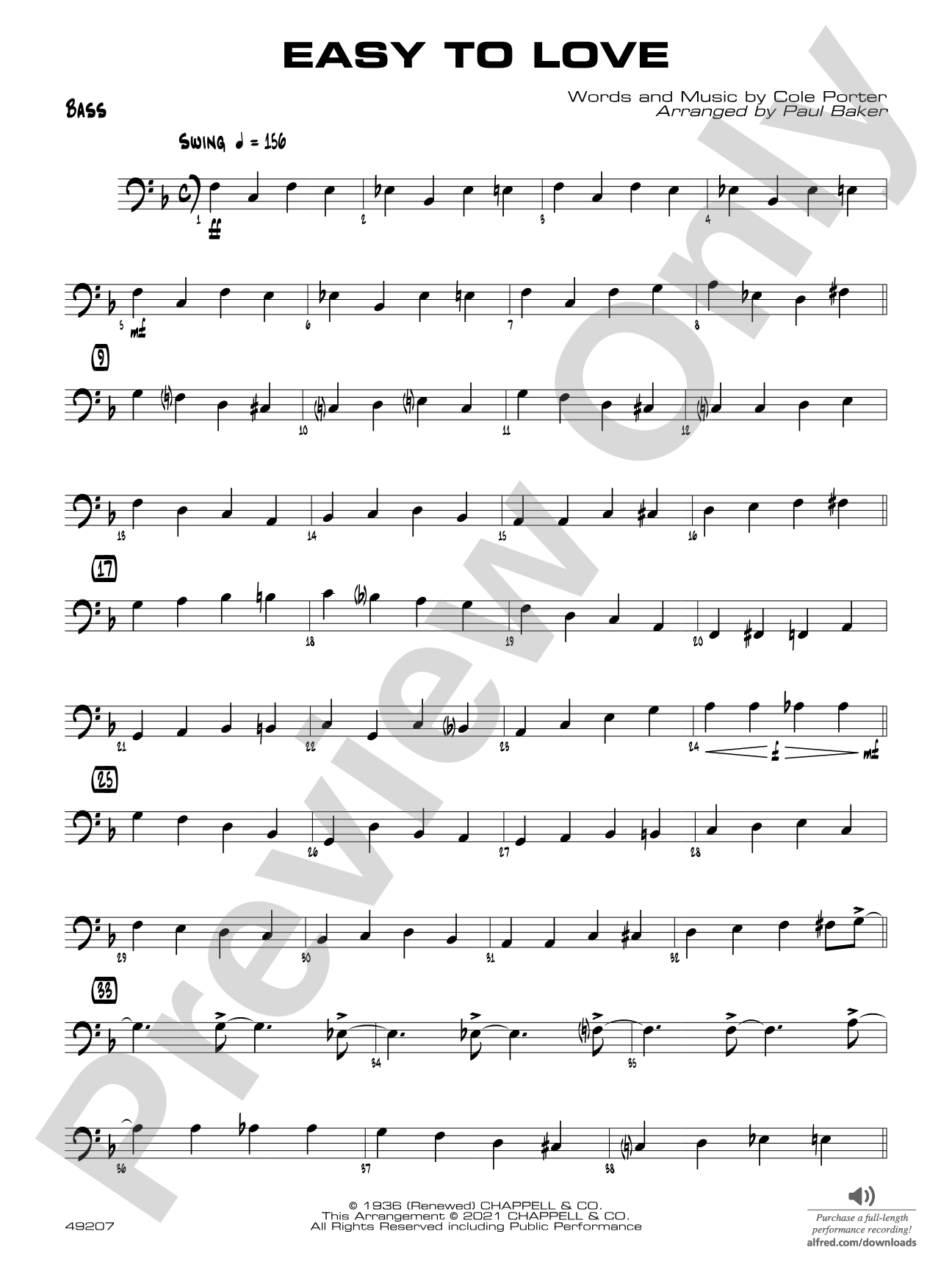 Easy to Love: String Bass