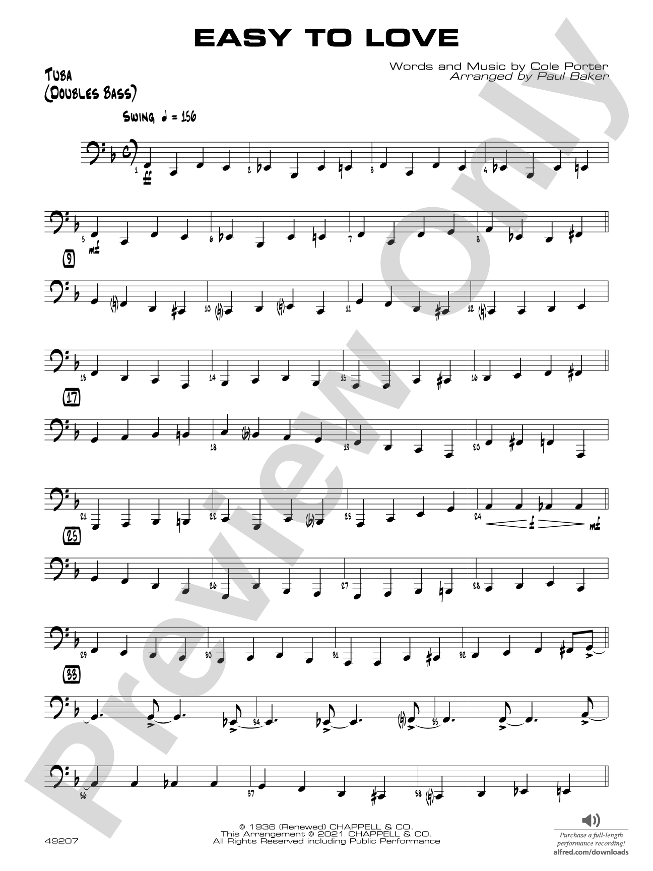 Easy to Love: Tuba