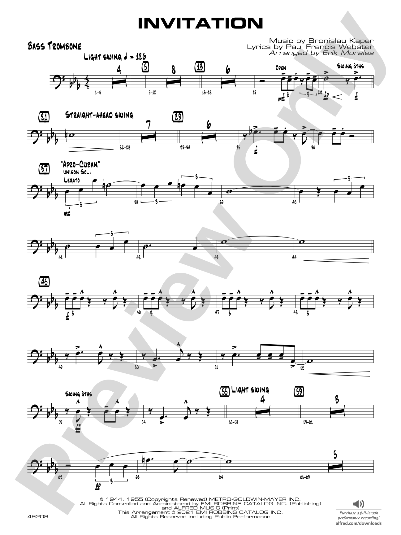 Invitation: Bass Trombone