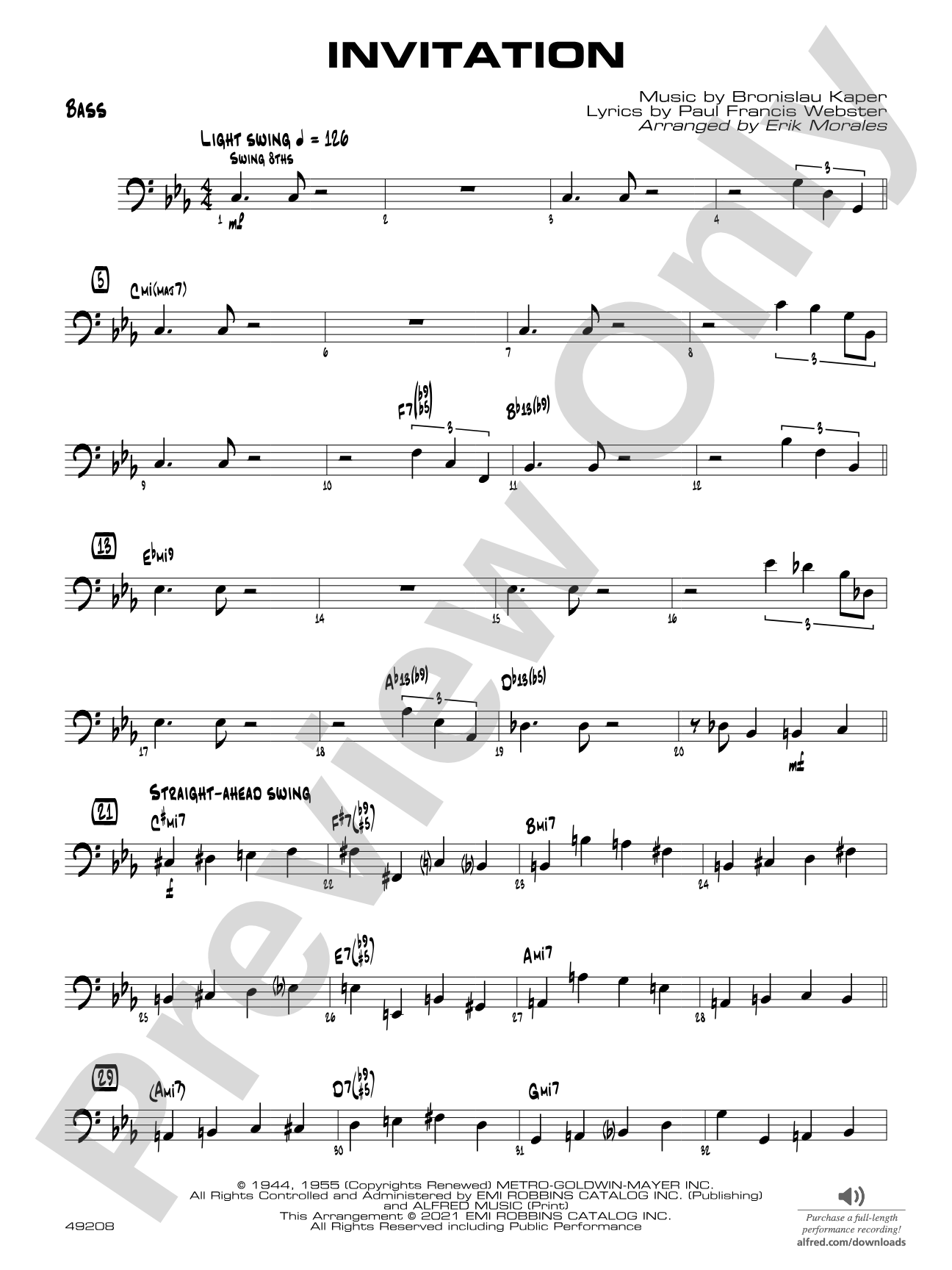 Invitation: String Bass