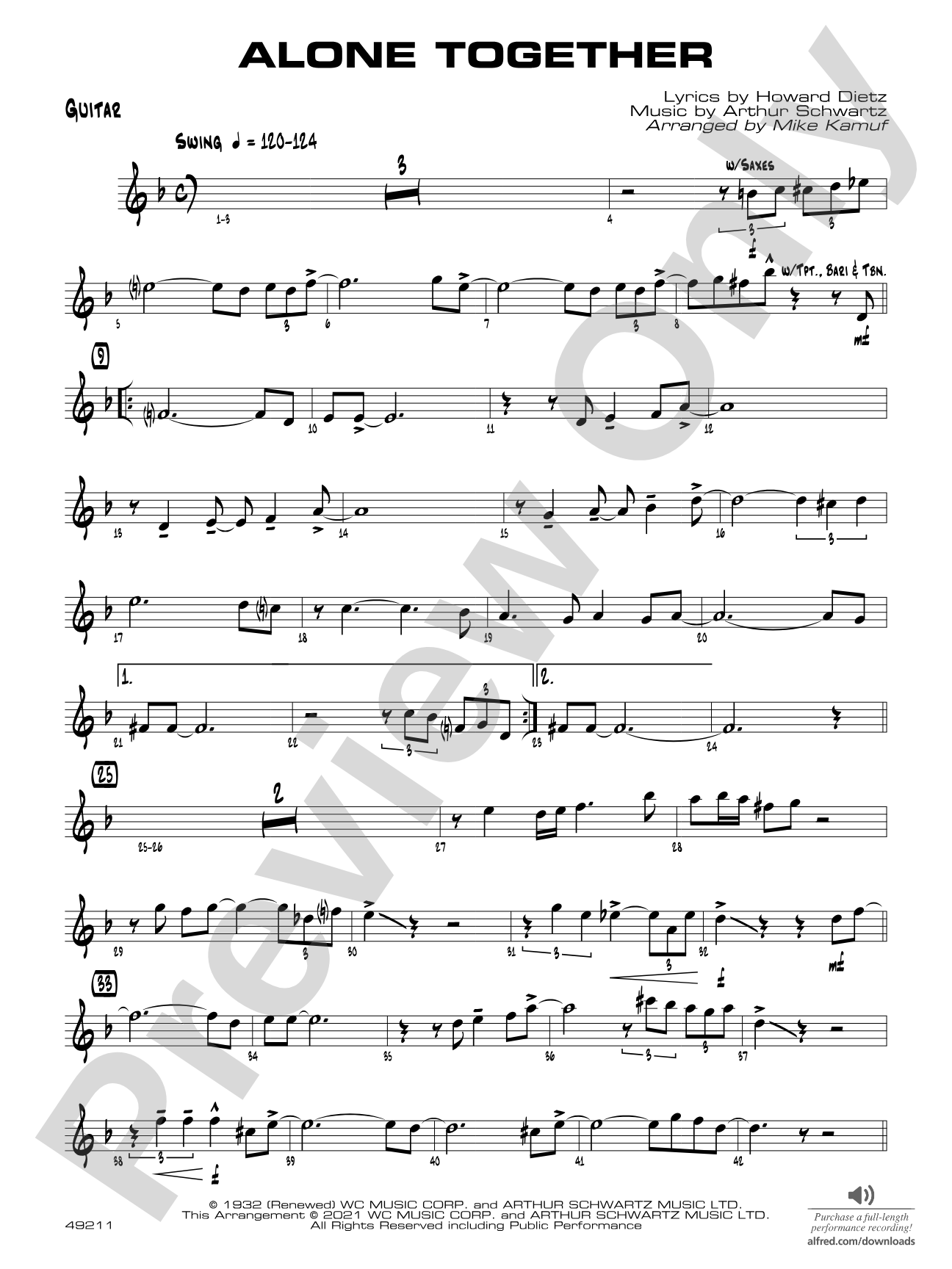 Alone Together: Guitar