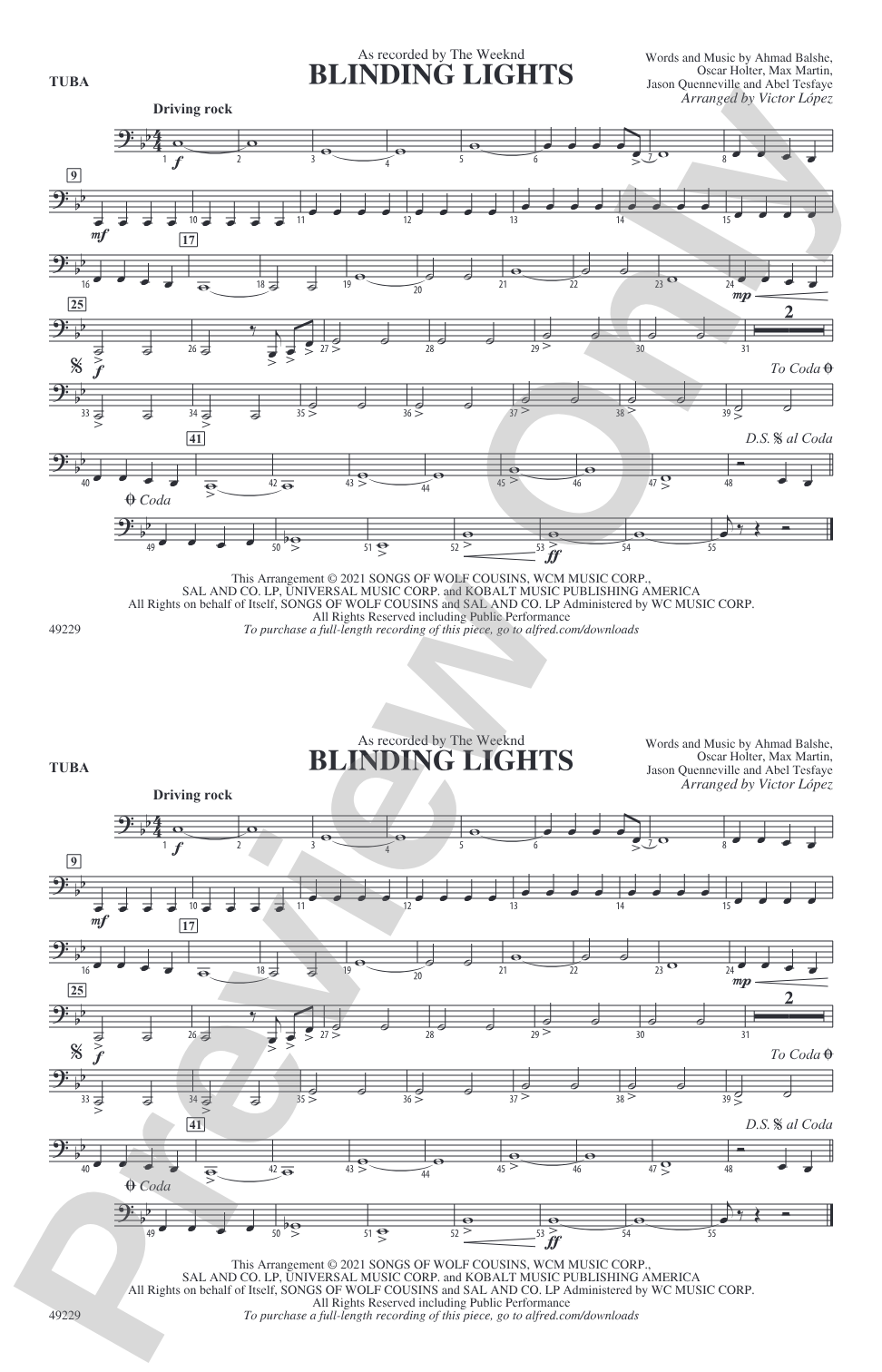 Blinding Lights: Tuba