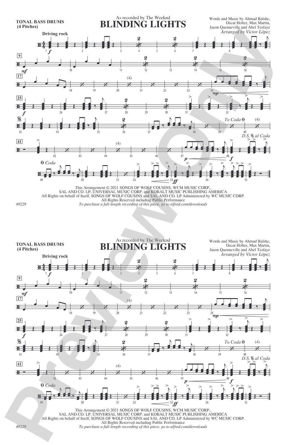 Blinding Lights: Tonal Bass Drum