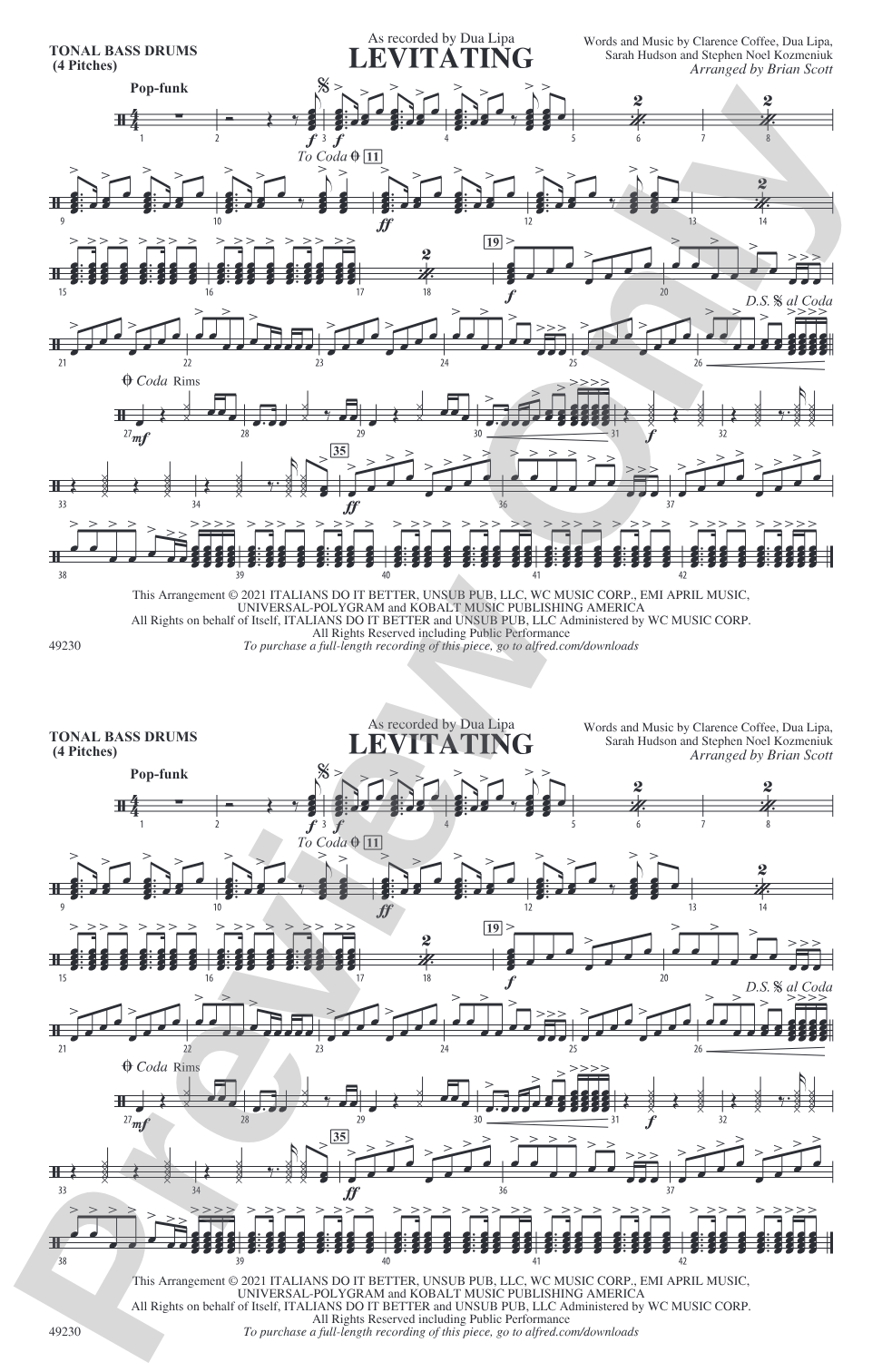 Levitating: Tonal Bass Drum