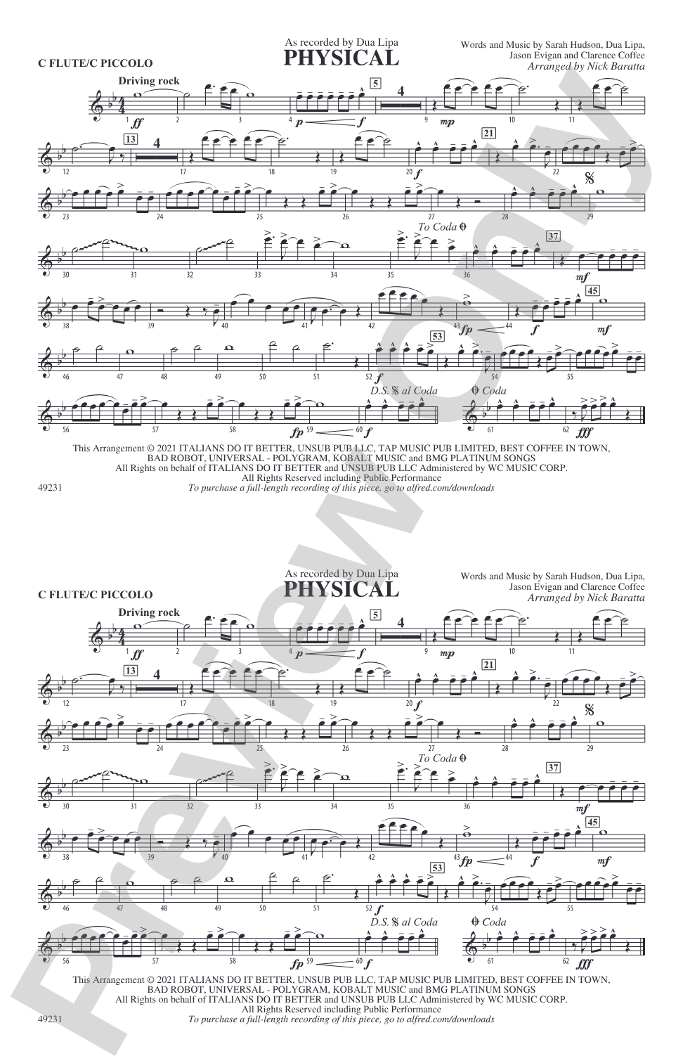 Physical: Flute