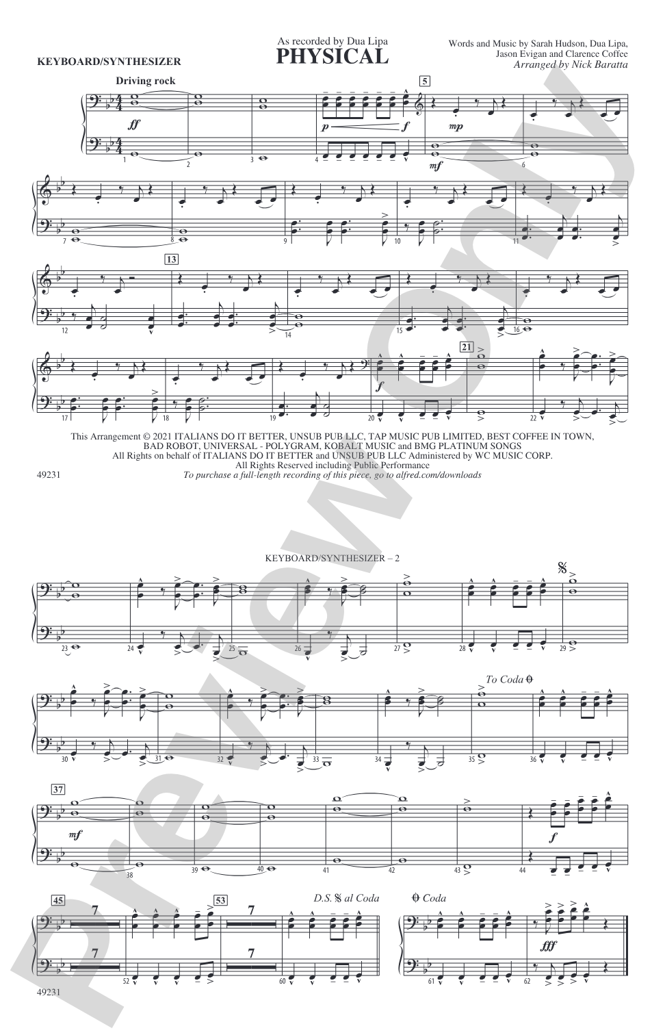 Physical: Piano Accompaniment