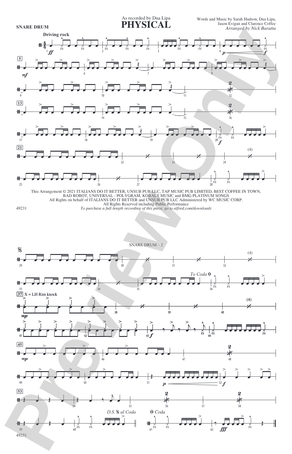 Physical: Snare Drum