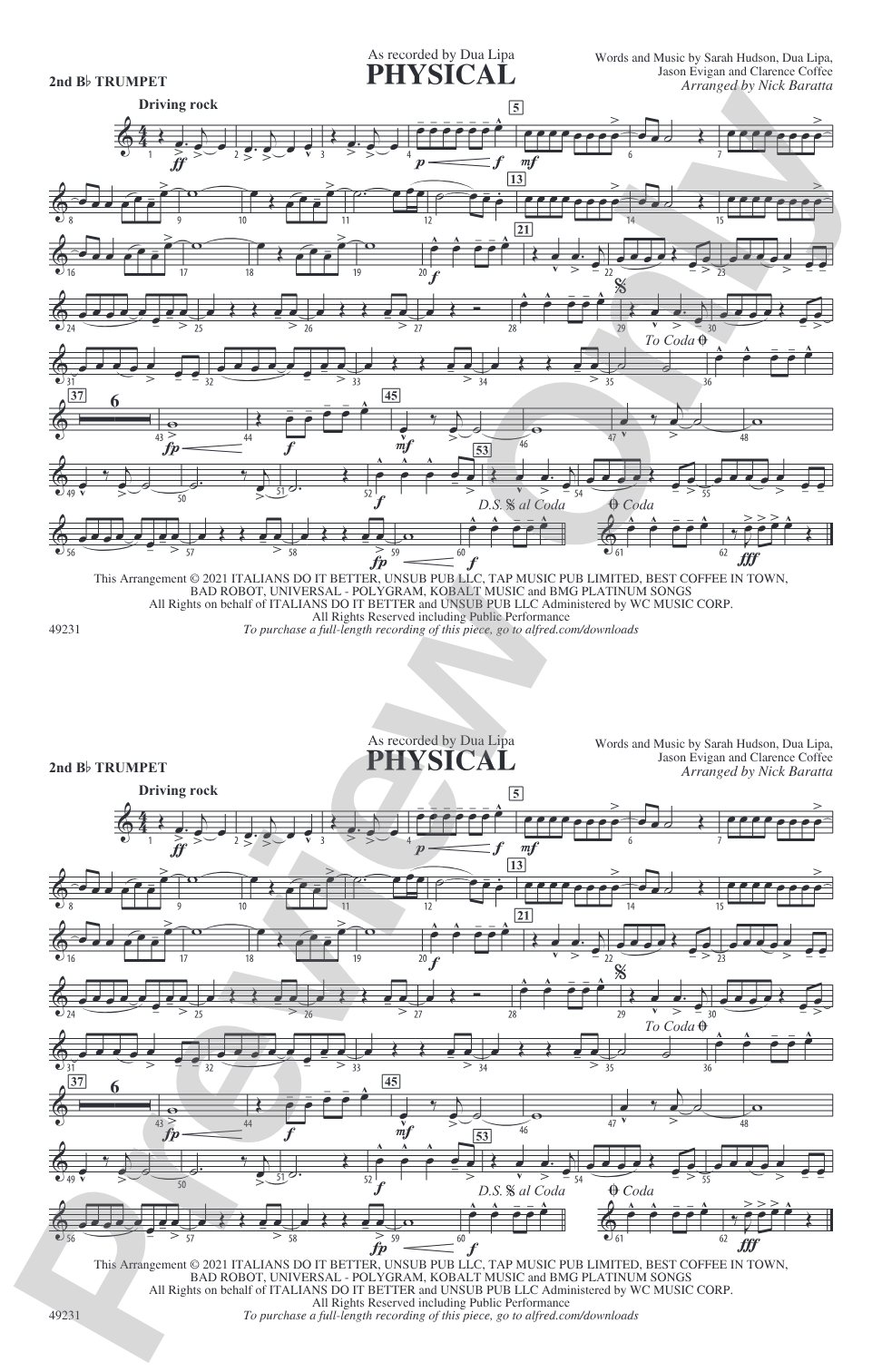 Physical: 2nd B-flat Trumpet